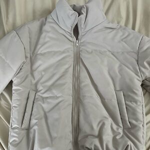 Women's Tan Puffer Jacket